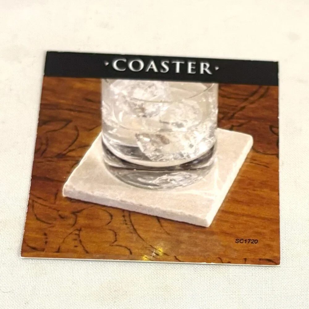 Screencraft Hand Crafted Marble Coaster Bell UH-1B Iroquois Huey Original Box